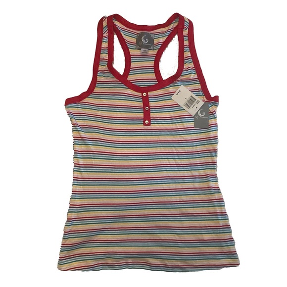 PJ Couture Women’s Rainbow Striped Sleepwear Set Size Large New With Tags - Picture 3 of 16